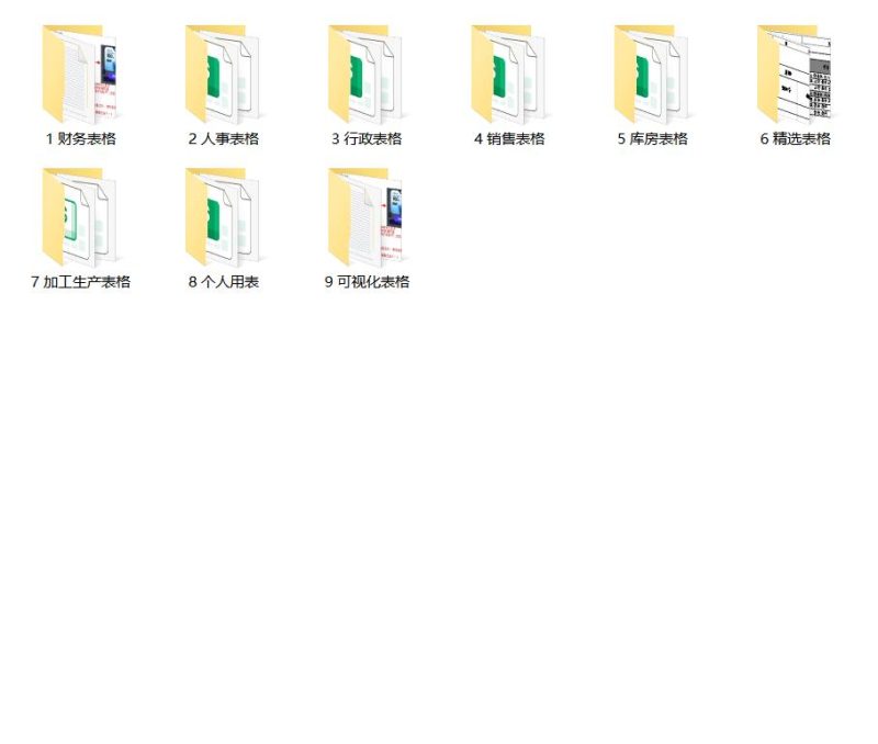 图片[1]-4000套Excel表格模板资料包-思维脑洞