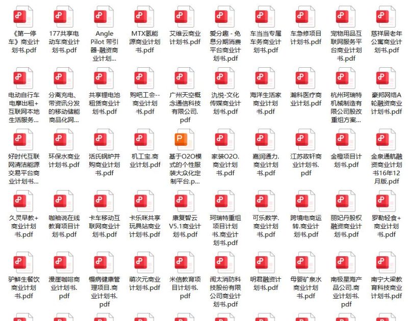 图片[1]-108份商业计划书精选合集-思维脑洞